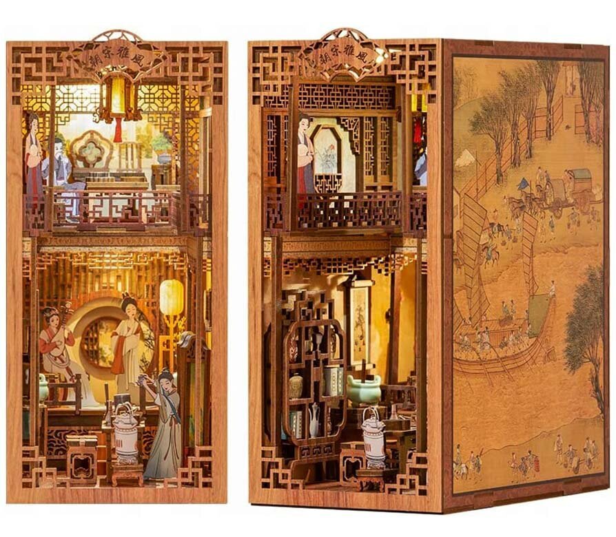 Book Nook miniatyyri talo - Qing Dynastian jasmiinikukka - CuteBee hinta ja tiedot | Palapelit | hobbyhall.fi