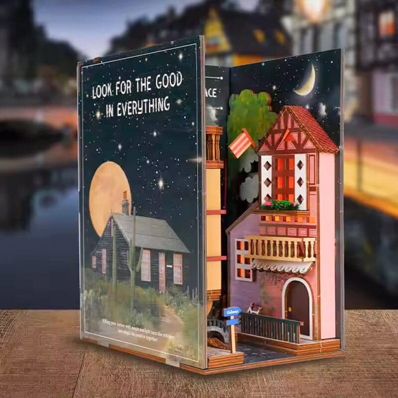 Book Nook miniatyyritalo - Kävely tähtien alla - CuteBee hinta ja tiedot | Palapelit | hobbyhall.fi