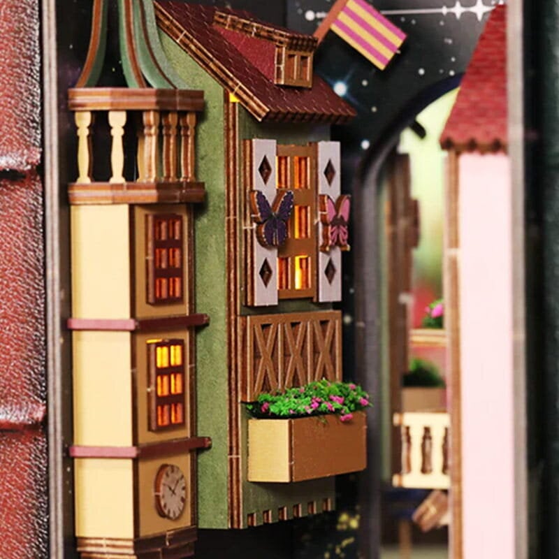 Book Nook miniatyyritalo - Kävely tähtien alla - CuteBee hinta ja tiedot | Palapelit | hobbyhall.fi