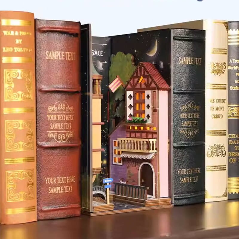 Book Nook miniatyyritalo - Kävely tähtien alla - CuteBee hinta ja tiedot | Palapelit | hobbyhall.fi