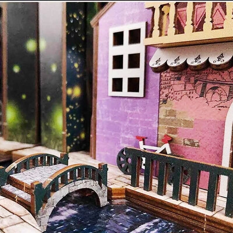 Book Nook miniatyyritalo - Kävely tähtien alla - CuteBee hinta ja tiedot | Palapelit | hobbyhall.fi