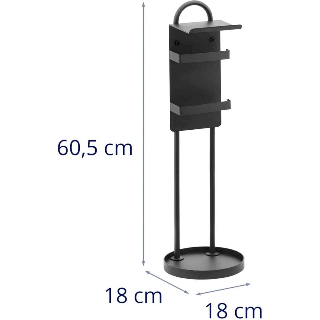 Wc-paperiteline, Physa PHYSA TPH-21, musta hinta ja tiedot | Kylpyhuonekaapit | hobbyhall.fi