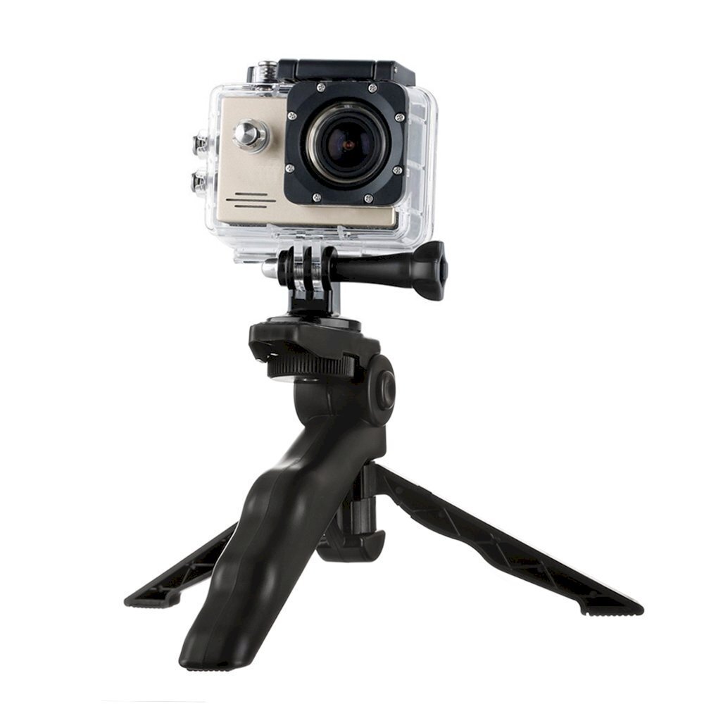 Mini kolmijalka-asennus GoPro SJCAM urheilukameralle, musta hinta ja tiedot | Videokameran lisätarvikkeet | hobbyhall.fi