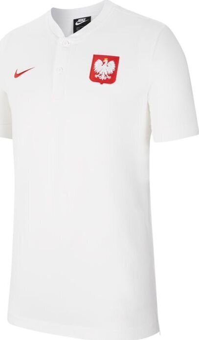 Miesten T-paita Nike Polska Modern Polo 102, valkoinen hinta ja tiedot | Miesten T-paidat | hobbyhall.fi