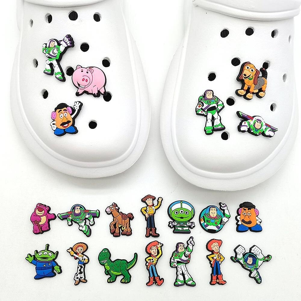 20 kpl Toy Story Buzz Lightyear Shoe Charms, Croc Clog Kengät Tukkisandaalit Koristetarvikkeet Lapsille Pojat Tytöt hinta ja tiedot | Koristeet ja tarrat | hobbyhall.fi