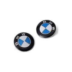 BMW Emblem Logo 82mm+74mm hinta ja tiedot | Lisätarvikkeet autoiluun | hobbyhall.fi