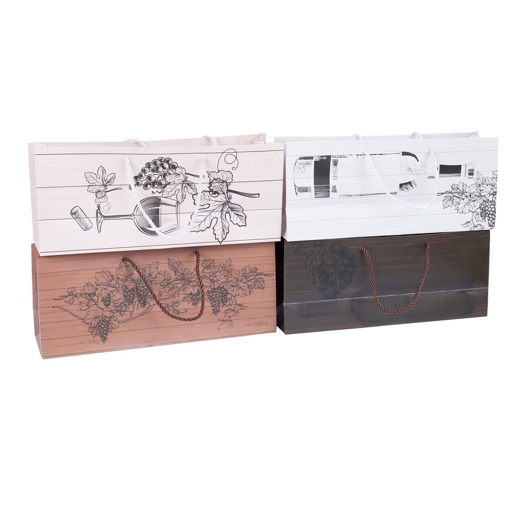 Lahjapussi GOOD WINE, 15,5x37x10cm, sekoitus hinta ja tiedot | Sisustustuotteet | hobbyhall.fi