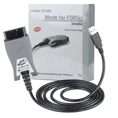 Vgate vLinker FS USB FORScan Ford FEPS MS CAN MIC3322 hinta ja tiedot | Lisätarvikkeet autoiluun | hobbyhall.fi