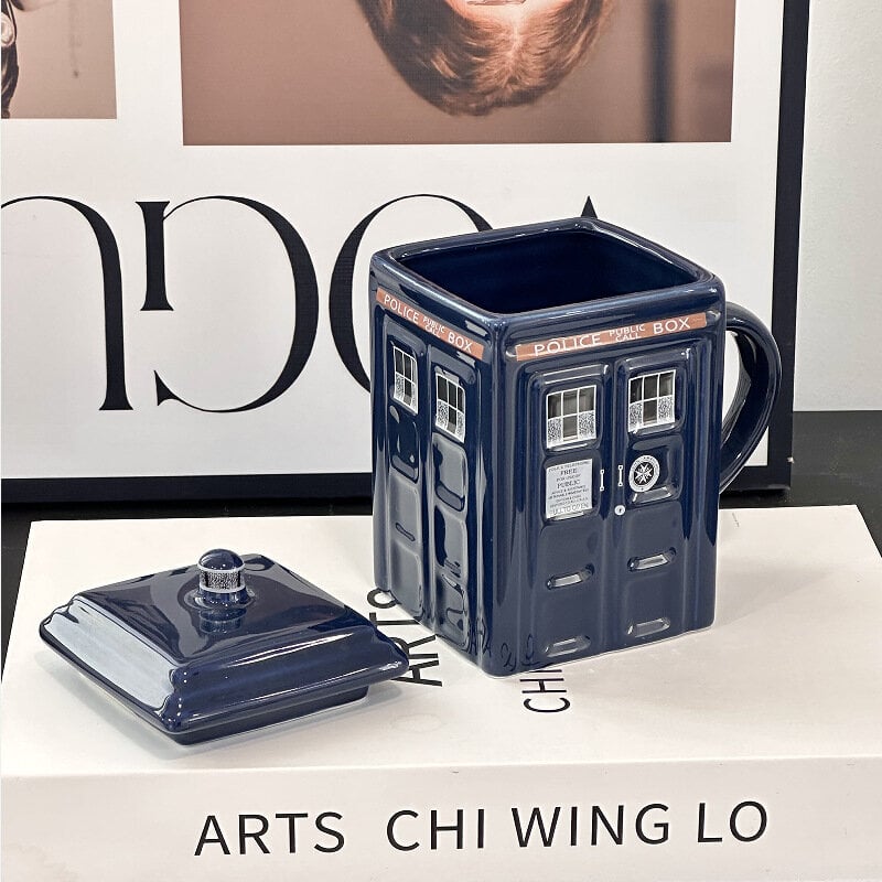 Doctor Who Tardis Muki Kahvi Teekuppi Police Box Keraaminen Muki Kannen kanssa Syntymäpäivälahja hinta ja tiedot | Lasit, mukit ja kannut | hobbyhall.fi