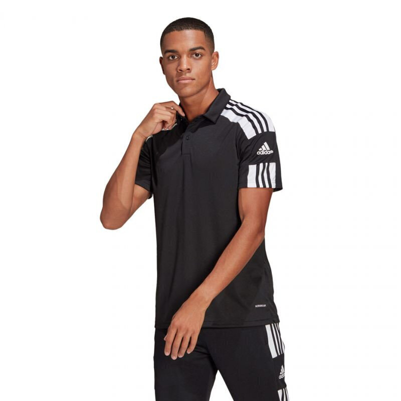 T-paita Adidas Squadra 21 Polo M GK9556, musta hinta ja tiedot | Miesten T-paidat | hobbyhall.fi