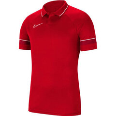 Miesten T-paita Nike Polo Dry Academy 21 M CW6104 657, punainen hinta ja tiedot | Miesten T-paidat | hobbyhall.fi