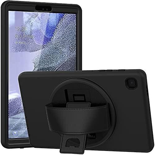 Heavy Duty -kotelo Samsung Galaxy Tab A7 Lite 8,7 tuumalle 2021 (sm-t220/t225/t227), iskunkestävä silikoni+kova PC-hybridikuori ja näytönsuoja, 360