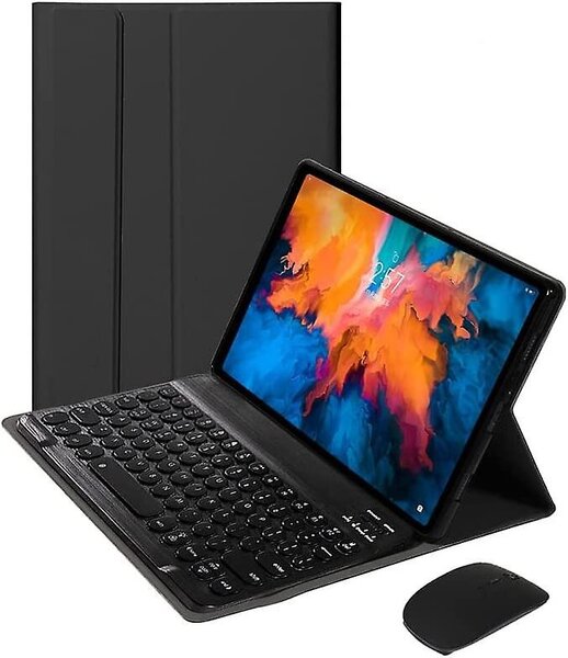 Näppäimistökotelo ja hiiri Lenovo Tab M10 Plus 10.6 (2022 3rd Gen) / Tb-125f Tb-128f, ohut ja kevyt älykotelo irrotettavalla langattomalla Bluetoothilla