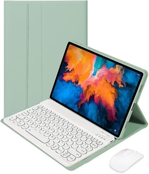 Näppäimistökotelo ja hiiri Lenovo Tab M10 Plus 10.6 (2022 3rd Gen) / Tb-125f Tb-128f, ohut ja kevyt älykotelo irrotettavalla langattomalla Bluetoothilla