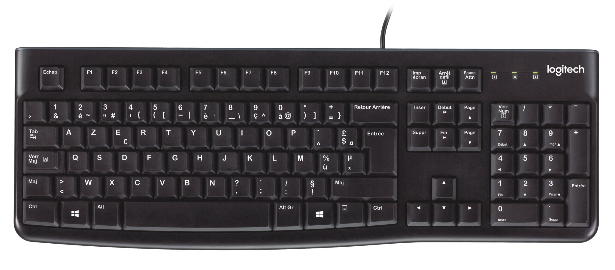 Logitech Logitech K120 langallinen näppäimistö hinta ja tiedot | Näppäimistöt | hobbyhall.fi