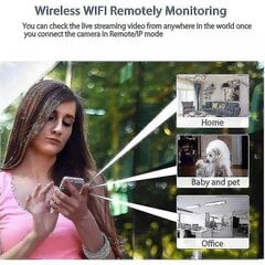 Piilokamera Vakoilukamera Mini Langaton Wi-Fi-kamera 1080p Turvallisuus Night Vision Liiketunnistin Videokamera itkuhälytin Ip Came Vakoilukamerat Äänellä hinta ja tiedot | Valvontakamerat | hobbyhall.fi