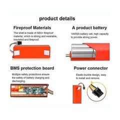 Robottipölynimurin vaihtoakku Brr-2p4s-5200s 14,4v 5200mah, S55 S60 S65 S50 S51 S5 hinta ja tiedot | Paristot | hobbyhall.fi