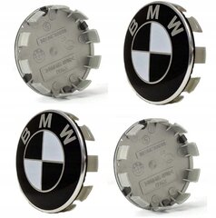 BMW vanteen kansi, 68mm, 4 kpl. hinta ja tiedot | Lisätarvikkeet autoiluun | hobbyhall.fi