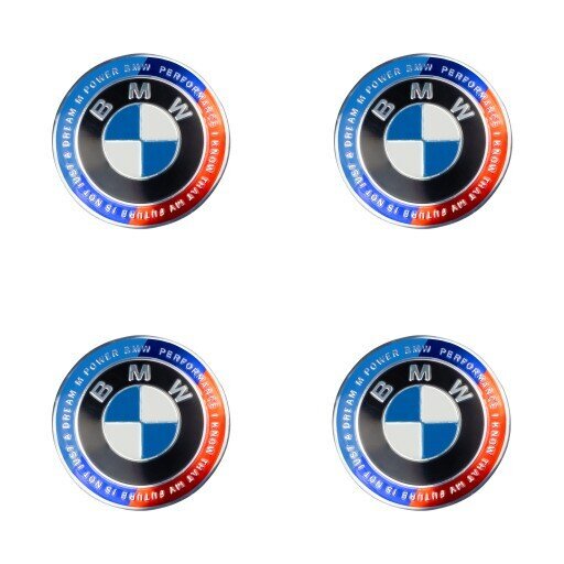 BMW vanteen kansi, 56mm, 4 kpl. hinta ja tiedot | Lisätarvikkeet autoiluun | hobbyhall.fi