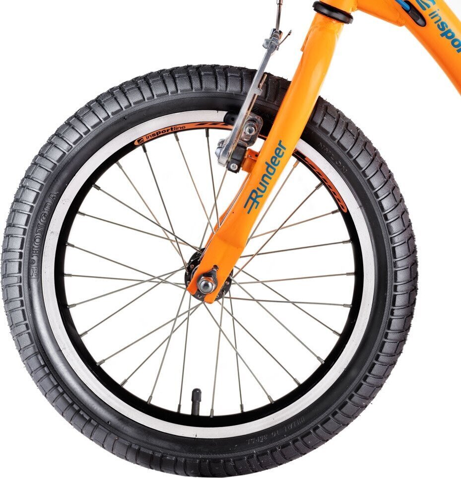 Skootteri inSPORTline Rundeer II 16/12", oranssi hinta ja tiedot | Potkulaudat | hobbyhall.fi