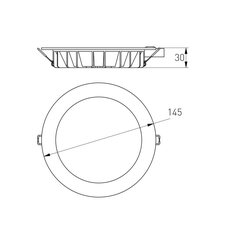 LED-lamppu AREZZO CCT, 18W, 1800lm, IP54, 110°, 3000/4000/6400K, LD-ARZ18W-CCT, GTV hinta ja tiedot | Upotettavat valaisimet ja LED-valaisimet | hobbyhall.fi