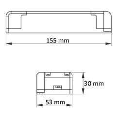 Virtalähde LED PRO 12V/33W, IP20, LD-ZASPRO33W-30, GTV hinta ja tiedot | LED-valonauhat | hobbyhall.fi