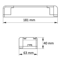 Virtalähde LED PRO 12V/65W, IP20, LD-ZASPRO65W-30, GTV hinta ja tiedot | GTV Kodin remontointi | hobbyhall.fi