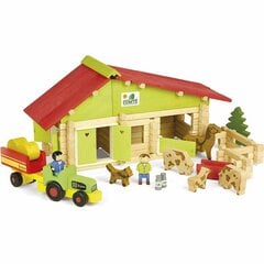 Rakennussarja Jeujura Wooden medium farm, 140 d. hinta ja tiedot | Palapelit | hobbyhall.fi