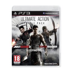 PlayStation 3 peli Ultimate Action Triple Pack: Just Cause 2, Tomb Raider and Sleeping Dogs hinta ja tiedot | Tietokone- ja konsolipelit | hobbyhall.fi