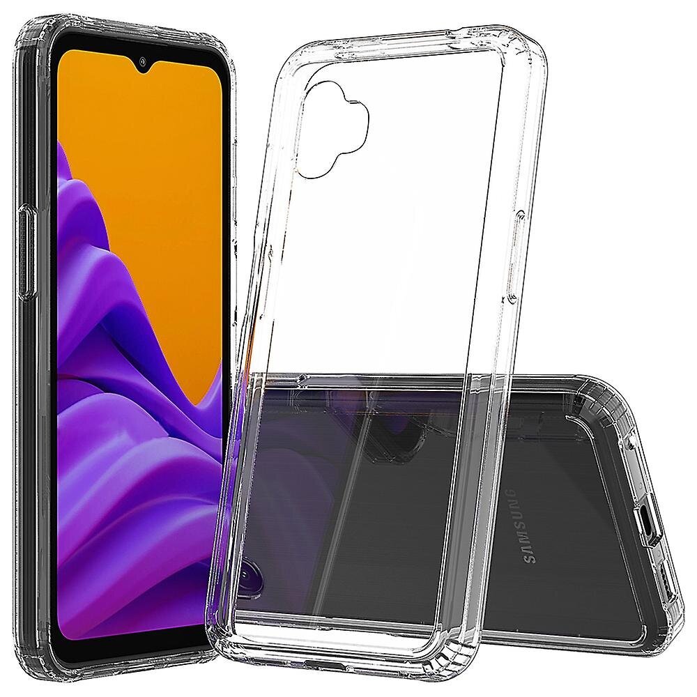 Samsung Galaxy Xcover 6 Pro:lle kova akryylitausta + pehmeä TPU High Impact -kotelo, läpinäkyvä anti-keltainen ohut kansi hinta ja tiedot | Puhelimen kuoret ja kotelot | hobbyhall.fi