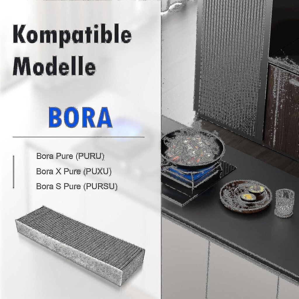 2024 2kpl aktiivihiilisuodattimet Bora Pure/x Pure/s Pure-uuttolevylle, Puakf-suodatintarvikkeet vaihtosuodatin Uusi hinta ja tiedot | Vedensuodattimet | hobbyhall.fi