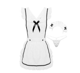 Naisten Femme Alusvaatteet Sexy Party Maid Dress Up Retro esiliina Keittiön ruoanlaitto hinta ja tiedot | Pehmolelut | hobbyhall.fi