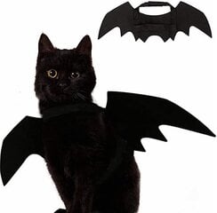 ISMARTEN Bat Wings -asu, pieni, musta huopa, koirille ja kissoille, halloween lemmikkivaatteet hinta ja tiedot | Pehmolelut | hobbyhall.fi