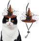 Halloween Pet Hat Säädettävät noitahatut kissoille Koirille Keltainen noitahattu Lemmikkien päähineet Musta pitsi Cosplay-asut Säädettävä kukkahattu pienille ja keskikokoisille kissoille koirille hinta ja tiedot | Pehmolelut | hobbyhall.fi