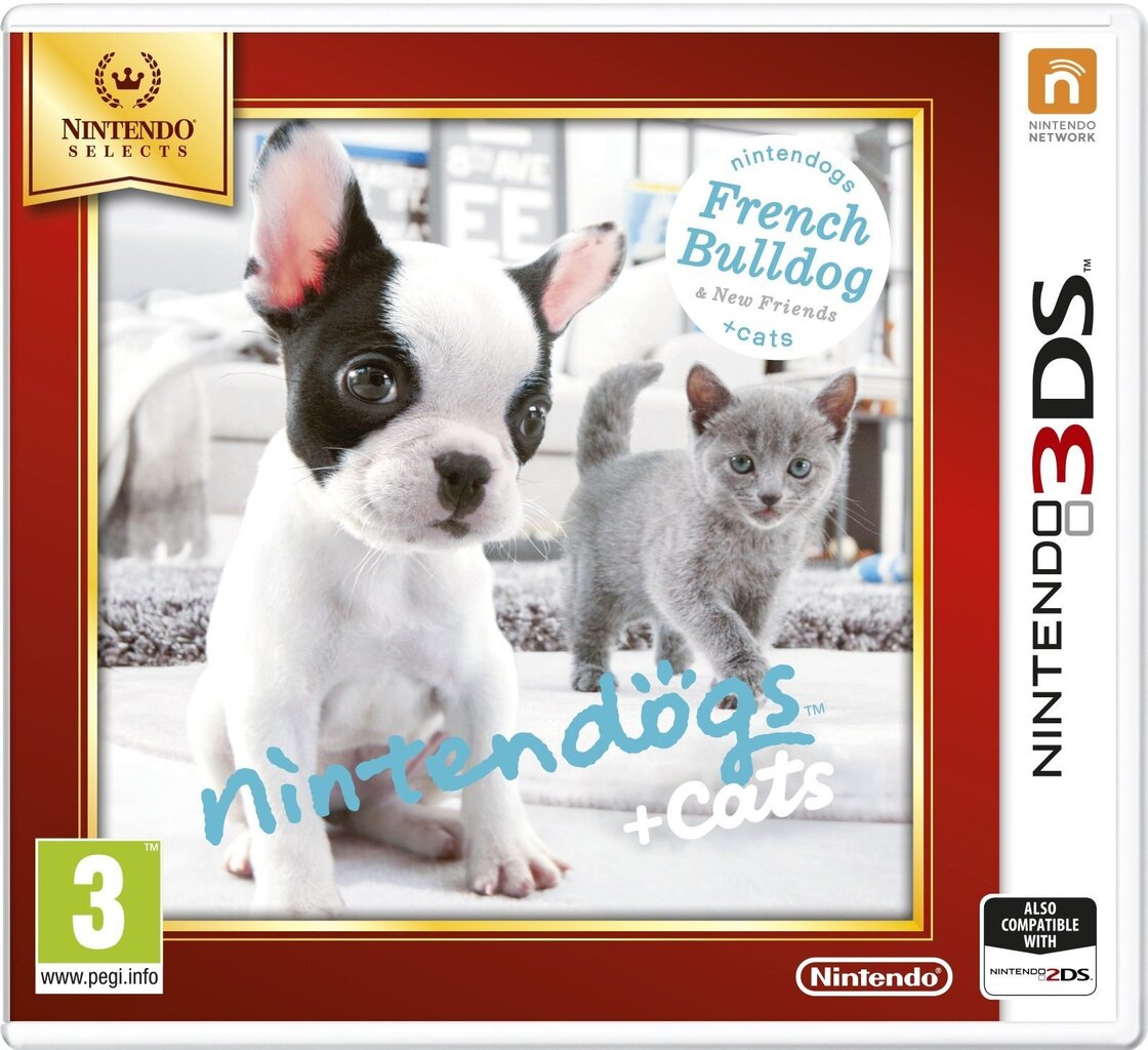 Nintendo 3DS Games peli Nintendogs+Cats: French Bulldog hinta ja tiedot | Tietokone- ja konsolipelit | hobbyhall.fi