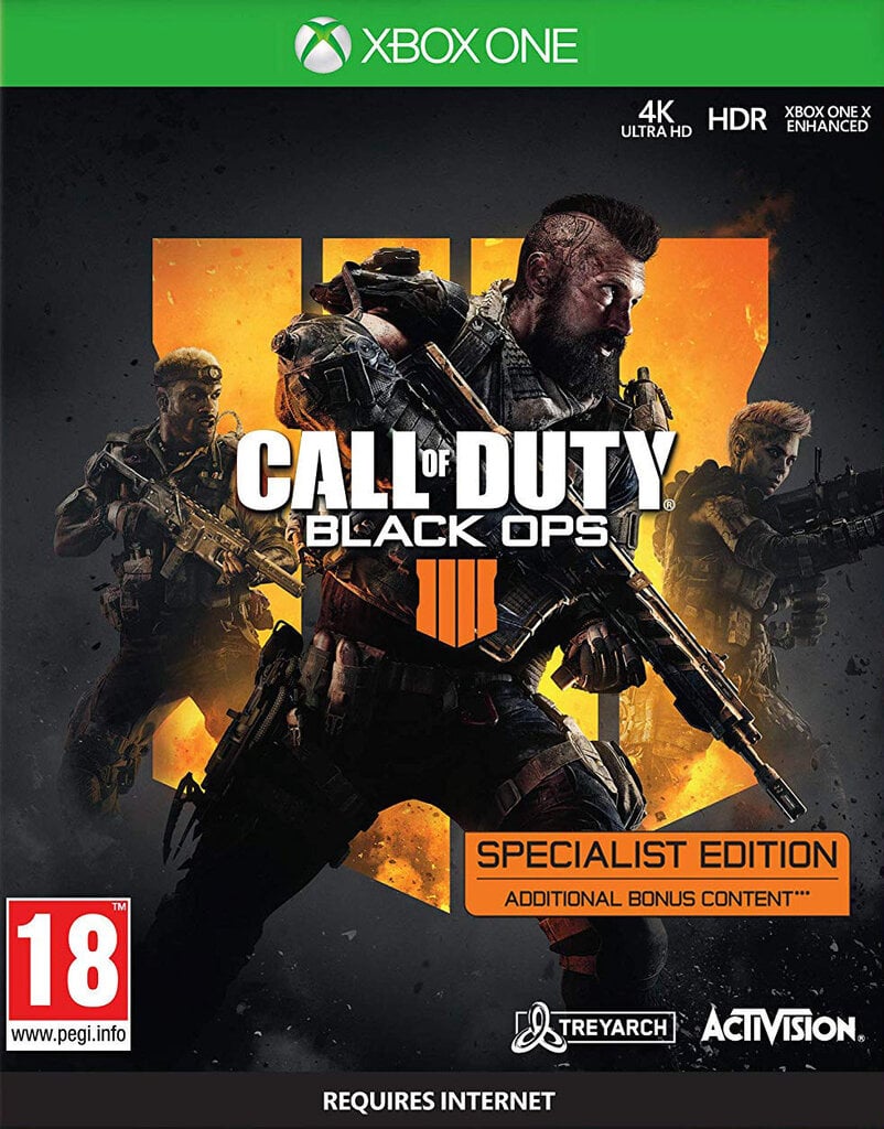 Xbox One peli Call of Duty: Black Ops 4 Specialist Edition hinta ja tiedot | Tietokone- ja konsolipelit | hobbyhall.fi