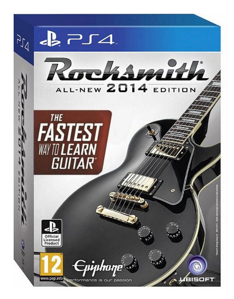 PlayStation 4 peli : Rocksmith 2014 Edition incl. Real Tone Cable hinta ja tiedot | Tietokone- ja konsolipelit | hobbyhall.fi