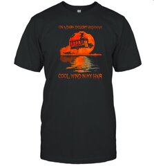 On A Dark Desert Highway Cool Wind In My Hair Halloween Style 11 T-Shirt hinta ja tiedot | Miesten T-paidat | hobbyhall.fi