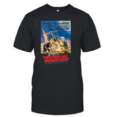 Destroy All Monsters Gift For Fans Halloween shirt hinta ja tiedot | Miesten T-paidat | hobbyhall.fi