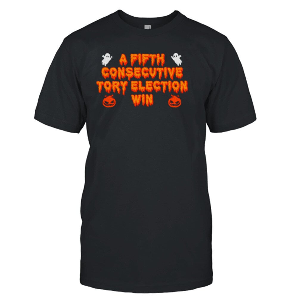 Halloween fifth consecutive tory election win scary shirt hinta ja tiedot | Miesten T-paidat | hobbyhall.fi