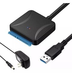 Usb 3.0 Sata-sovitin kaapeli 2.5 /3.5' kiintolevylle hinta ja tiedot | Adapterit | hobbyhall.fi