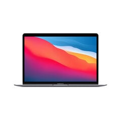 MacBook Air 13” Apple M1 8C CPU, 7C GPU/8GB/256GB SSD/Space Grey/SWE - MGN63KS/A hinta ja tiedot | Kannettavat tietokoneet | hobbyhall.fi