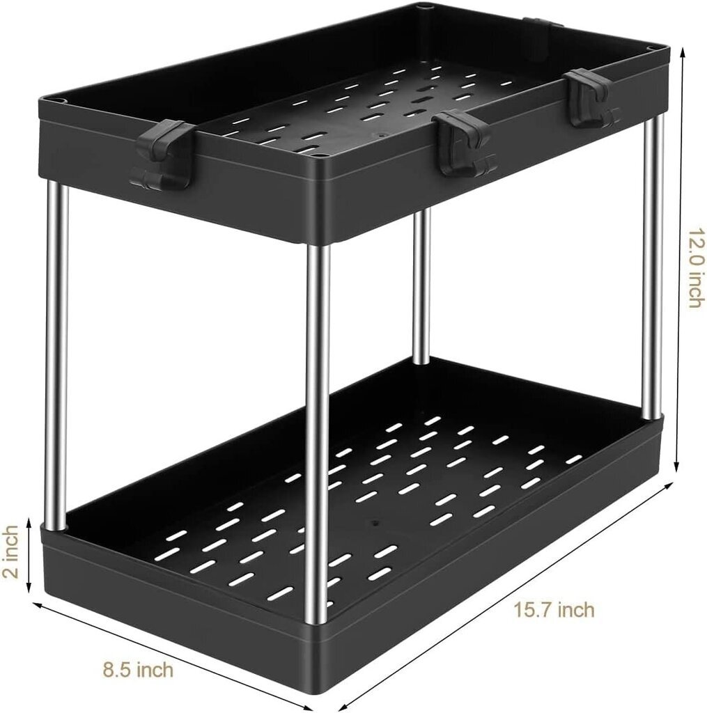 Tason pesualtaan hylly, lattiahylly, keittiön hylly, suihkuteline, pöytätaso, maustejärjestäjä hinta ja tiedot | Keittiövälineet | hobbyhall.fi