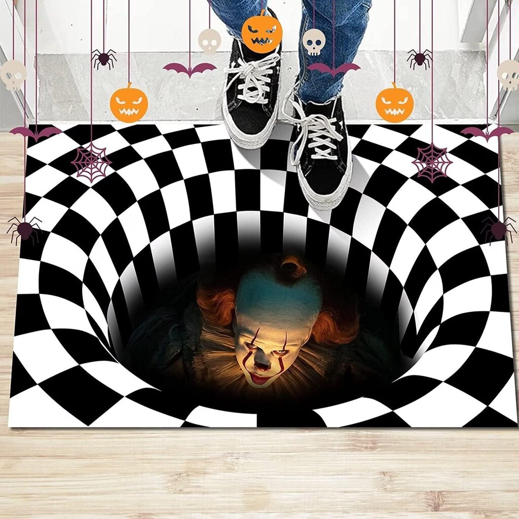 Halloween koriste mattonaamio miesten 80*120cm, Halloween koristeet juhlasisustus rekvisiitta hinta ja tiedot | Juhlakoristeet | hobbyhall.fi