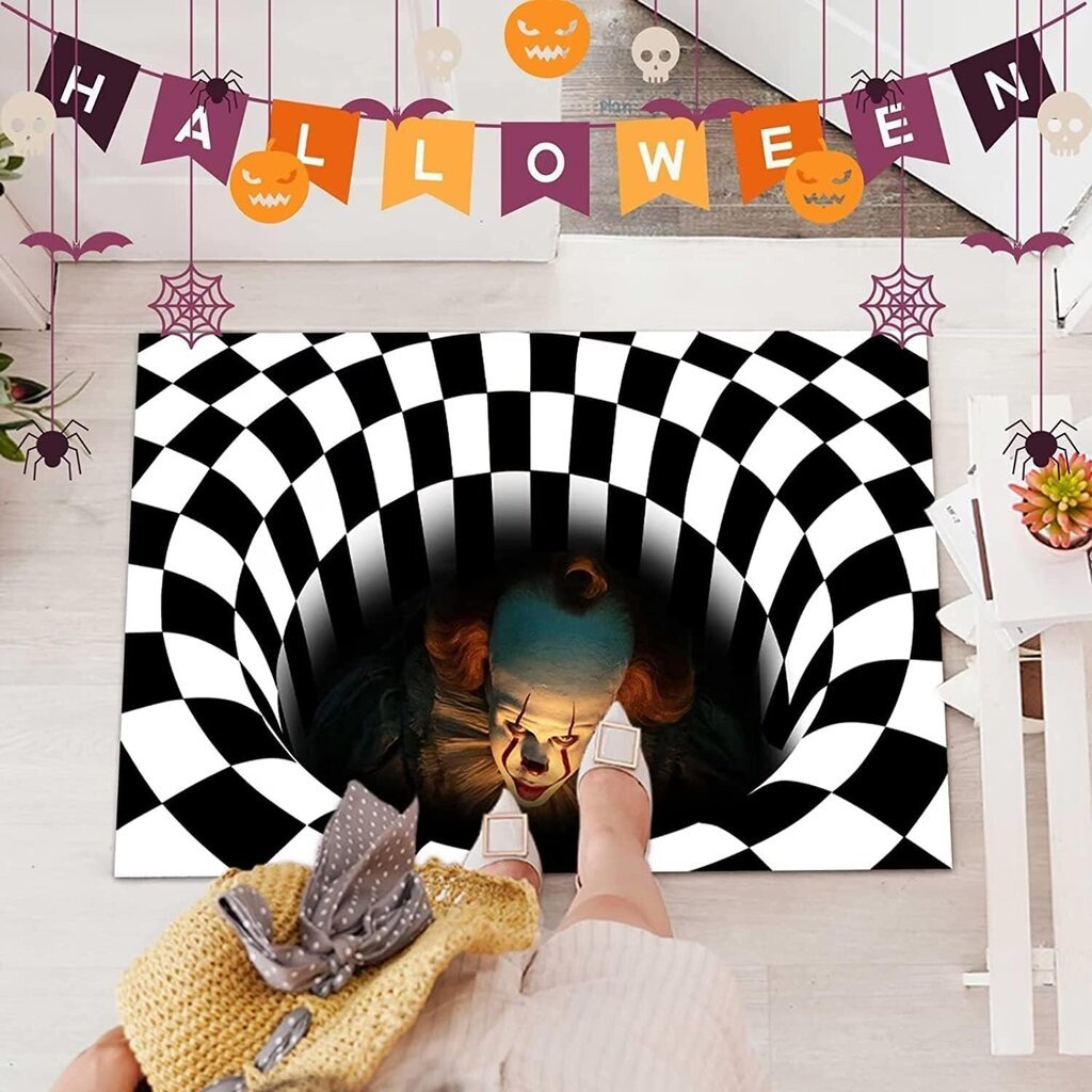 Halloween koriste mattonaamio miesten 80*120cm, Halloween koristeet juhlasisustus rekvisiitta hinta ja tiedot | Juhlakoristeet | hobbyhall.fi