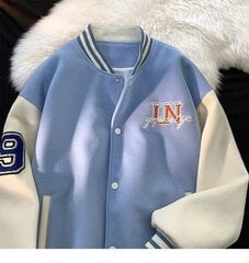 (xL-1)Baseball Uniform -takit naisille 2024 Kevään Syksy Vintage Streetwear College Vasity Bomber -takit naisille Y2k Clothes hinta ja tiedot | Naisten takit | hobbyhall.fi