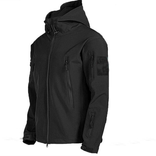 (xxL-Takit Musta)Talvi-syksyn taktinen takki puku miehille armeijan SoftShell-taktinen vedenpitävä takki hinta ja tiedot | Naisten takit | hobbyhall.fi