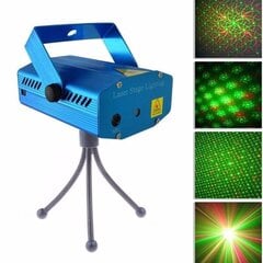 Laserprojektori punaisella ja vihreällä laser-/diskovalolla hinta ja tiedot | Puhelimen lisätarvikkeet | hobbyhall.fi