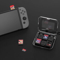 Läpinäkyvä säilytyskotelo Nintendo Switch -peleille hinta ja tiedot | Puhelimen lisätarvikkeet | hobbyhall.fi