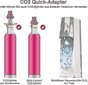 Quick Connect Co2 Adapter -yhteensopiva Sodastream-vesisprinkleri Duo Art, Terra, Tr21-4 Jnnjv hinta ja tiedot | Puhelimen lisätarvikkeet | hobbyhall.fi